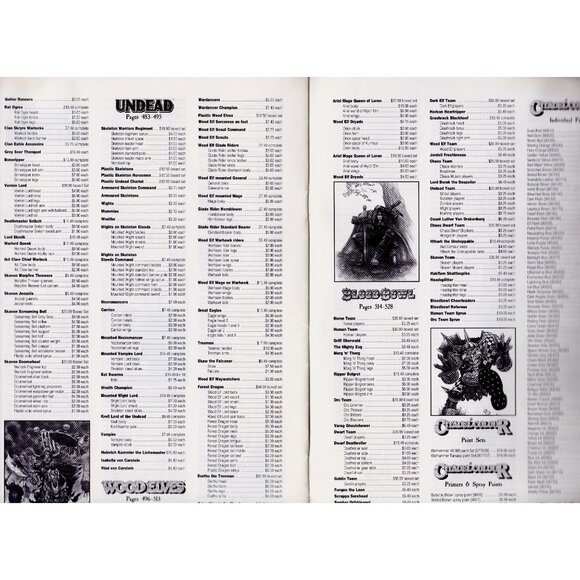 Citadel Miniatures 1999 Price List Games Workshop US Mail Order Catalog VG - Picture 4 of 6